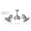 13" Dagny 6 - Blade LED Dual Ceiling Fan with Remote Control and Light Kit Included-22737324
