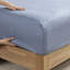 Édredon à motif floral bleu pour grand lit, motif aquarelle doux, convient aux matelas de 16 po, literie avec draps lavables à la machine et aux draps, aquarelle, jusqu'à