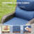  8-Piece Patio Furniture Set With Swivel Glider Chairs, 6-Inch Ultra-Plush Cushions & Water-Resistant Olefin Fabric-118850223