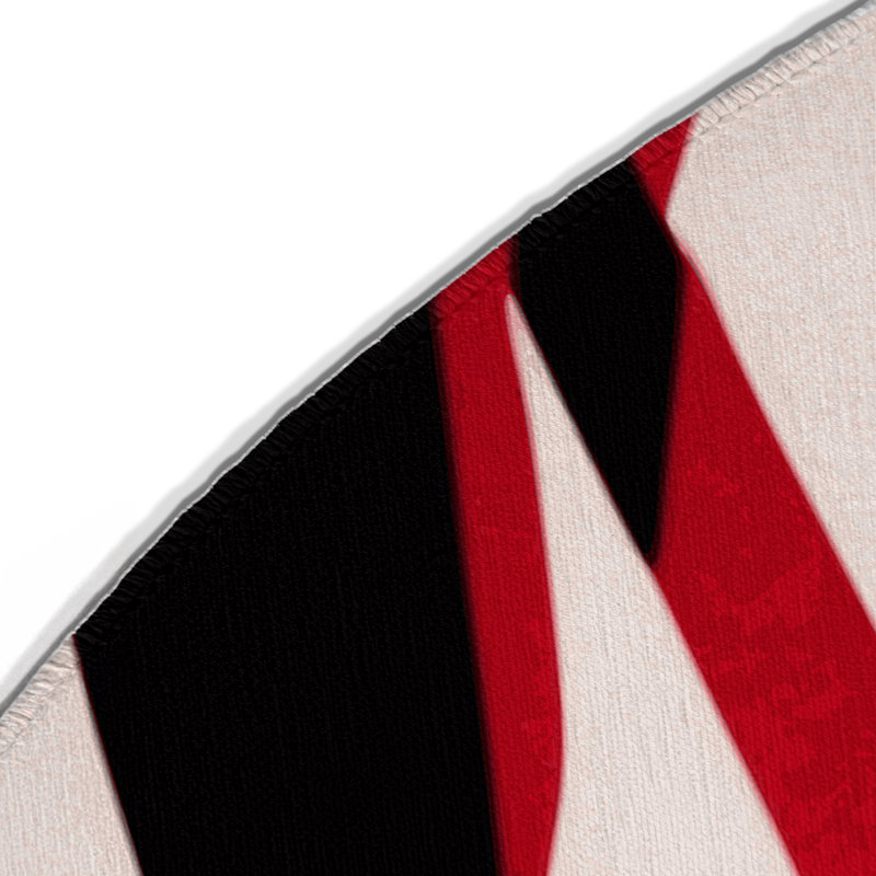 Scarlet Tempest Indoor And Outdoor Area Rug, Round 5'