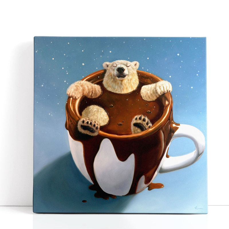 Chocolate Spa - Canvas Print Wall Art, 20" H x 20" W