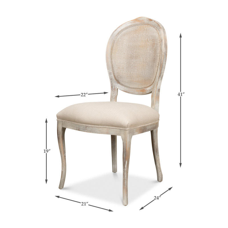 Banner Upholstered Dining Chair, Light Gray, Gray