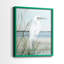 Impression encadrée Summertime Heron I-Premium - prêt à être accroché - aucun clou requis - aucun clou requis-557290463-557290462