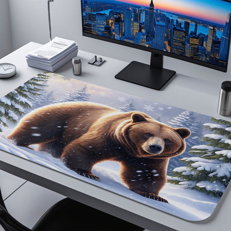 Polyester Desk Pad, 23.6x13.8