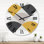Très grande horloge murale Bauhaus IV