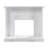Kamiah 45.75'' W White Electric Fireplace