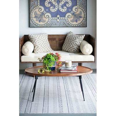 Table basse ovale, table de salon