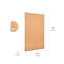 Miroir mural de salle de bain et miroir Mercer41 Pave Nickel brossé - 12 po x 24 po-1886947411