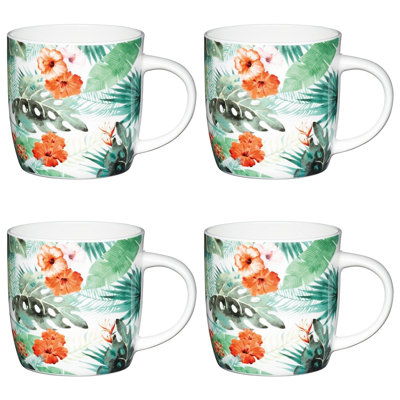 Palm Bone China Mug