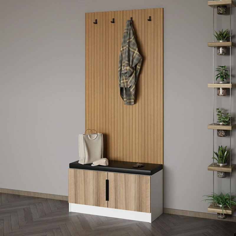 Support de couloir Wessel, Noyer