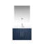 30 po Meuble-lavabo bleu marine avec comptoir en quartz blanc, robinet, miroir à DEL - et meuble-lavabo à conception fonctionnelle x P 22 po-1300929206