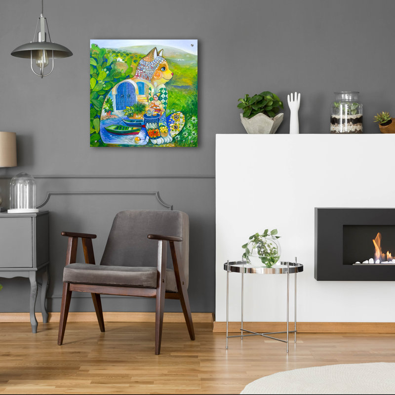 Art mural en verre 24 pi x 24 po Latitude Run