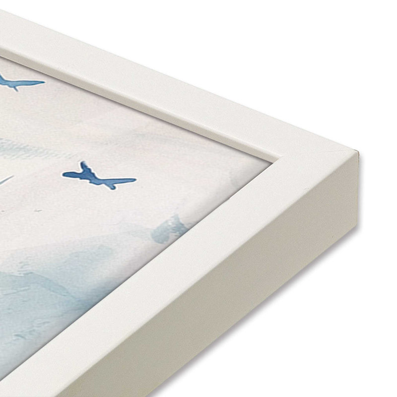 «Scène de forêt enchantée», Blanc opaque, H 25,25 po x l 19,25 po