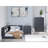 Teddy Bed with Bookcase-598637187-597738489