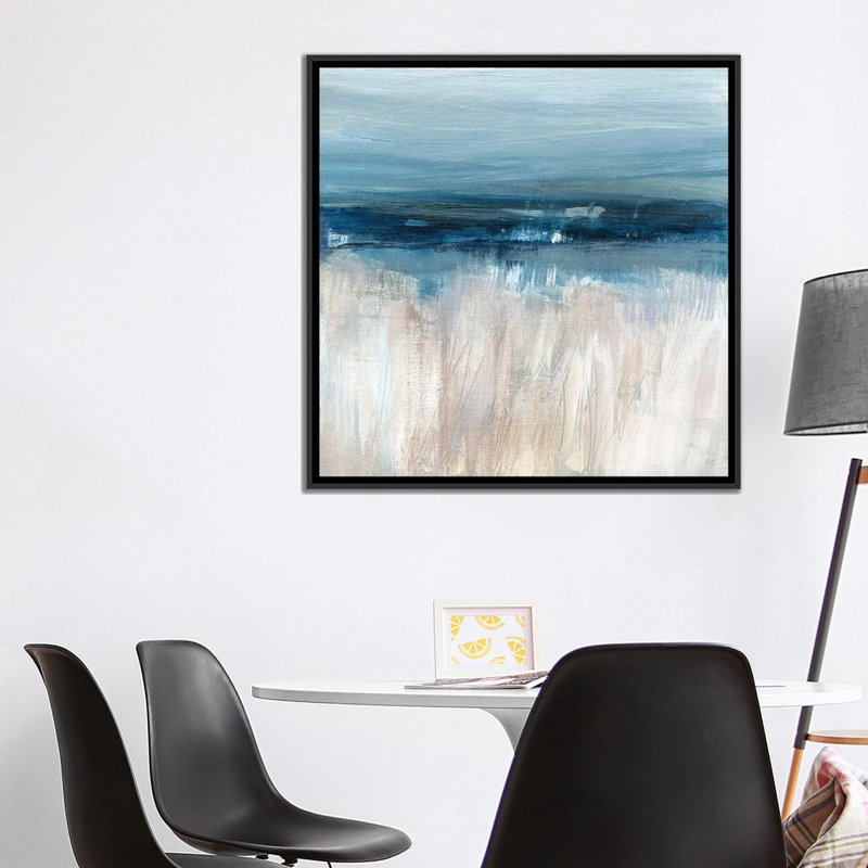 « on the severn ii », impression sur toile, H 37 po x l 37 po x P 1,5 po, Toile avec cadre noir, Pas de tapis
