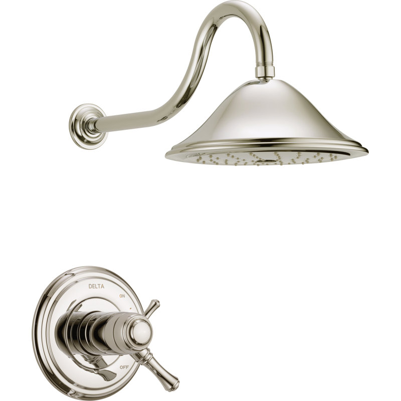 Cassidy™ 7" Shower Wall Trim, Polished Nickel