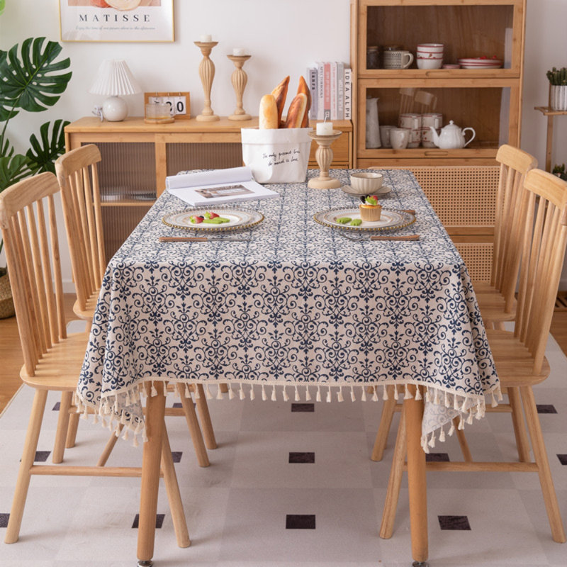 Dissay Rectangle Floral Tablecloth, 70" x 55"