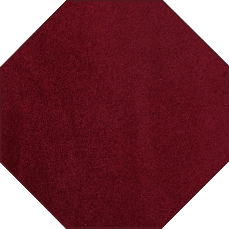 Modern Plush Solid Color Rug - Burgundy, Pet and Kids Friendly Rug. Made in USA, Rectangle, Area Rugs Great for kids, Pets, Event, Wedding 