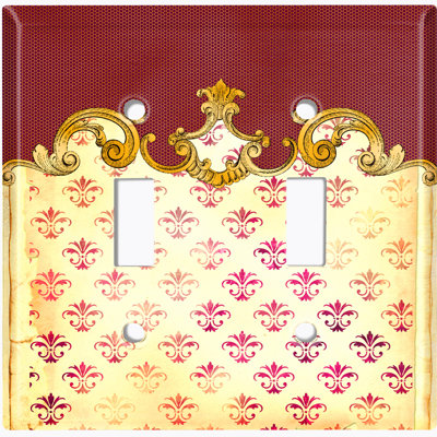 Patterned 2 - Gang Standard Wall Plate