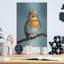  «Royal Robin» par Lucia Heffernan, art mural en métal, 12 po x 16 po-2040096686