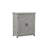 Potting Bench with Storage Cabinet and Metal Table Top-1071796442