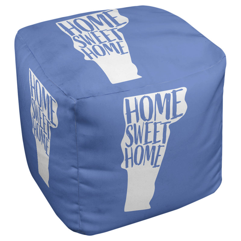 Repose-pieds à cubes vermont the home, Bleu