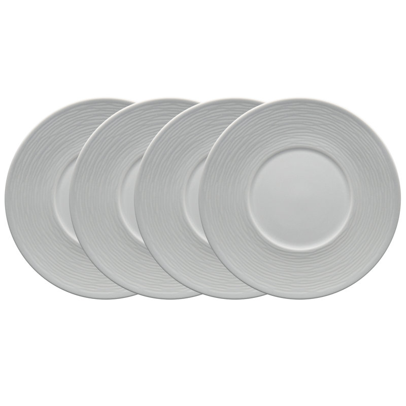 Soucoupes tourbillonnantes de 6 1/2 po Noritake, Gris