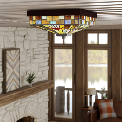 Plafonnier encastré 3 lumières 14 po Inglenook