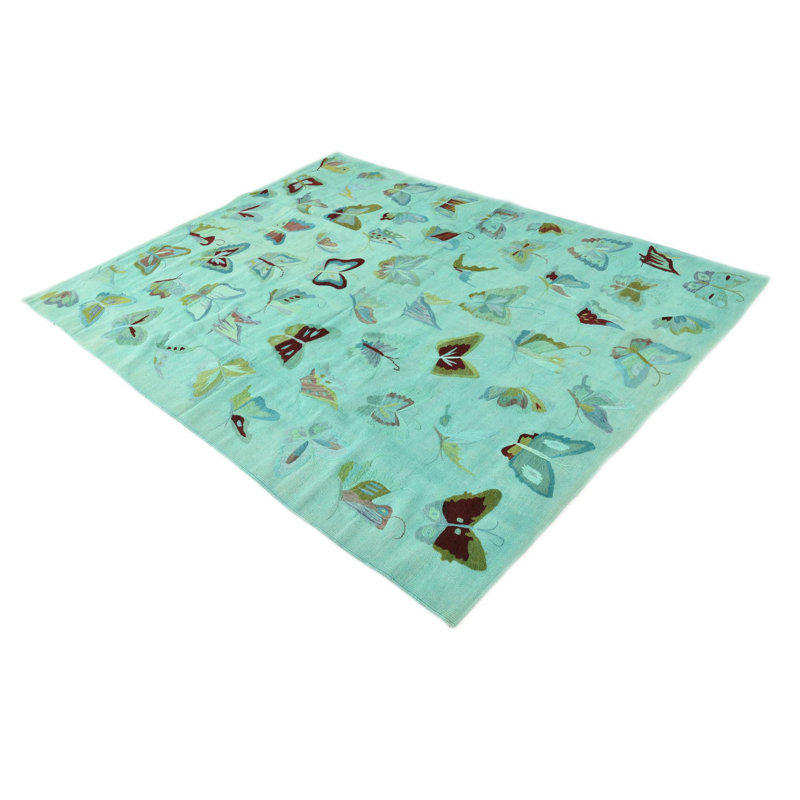 Tapis turquoise 5x8 Perry