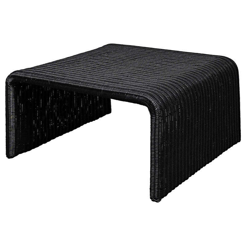 Square Woven Rattan Coffee Table