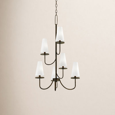 Walling 6 - Light Dimmable Tiered Chandelier