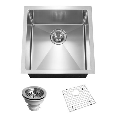 Savoir 17'' L Undermount Single Bowl Stainless Steel Kitchen Sink