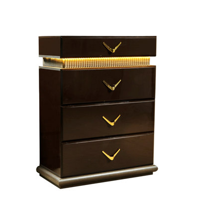Modern Style 4-Drawer Chest