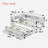 Wood Daybed With Trundle, Storage Drawers, Side Shelves And Desk-835404152-835404159
