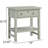 Finley 1-Drawer Storage Nightstand - Antique Gray (Only Nightstand)-1965209506