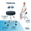 Tabouret pneumatique de bureau à hauteur réglable-2112190946