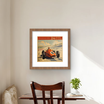 Number 5 - Red Hobbies Framed Matted Print for Home Decor