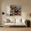 «Dogs Koolie», art mural en métal brun-532212473