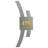 Anite Stainless Steel Flush Mounted Sconce