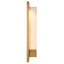 Wall Lamp Scilla Antique Brass Finish Alabaster