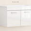 Wall Mounted Single Vanity Bathroom Vanity With Ceramic Top