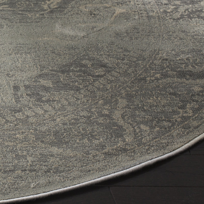 Mancia Vintage Performance Oriental Rug, Round 6'