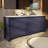Lafarre 80 in W x 20 in D Double Bath Vanity and Gun Metal Faucet Set-113058078-104788948