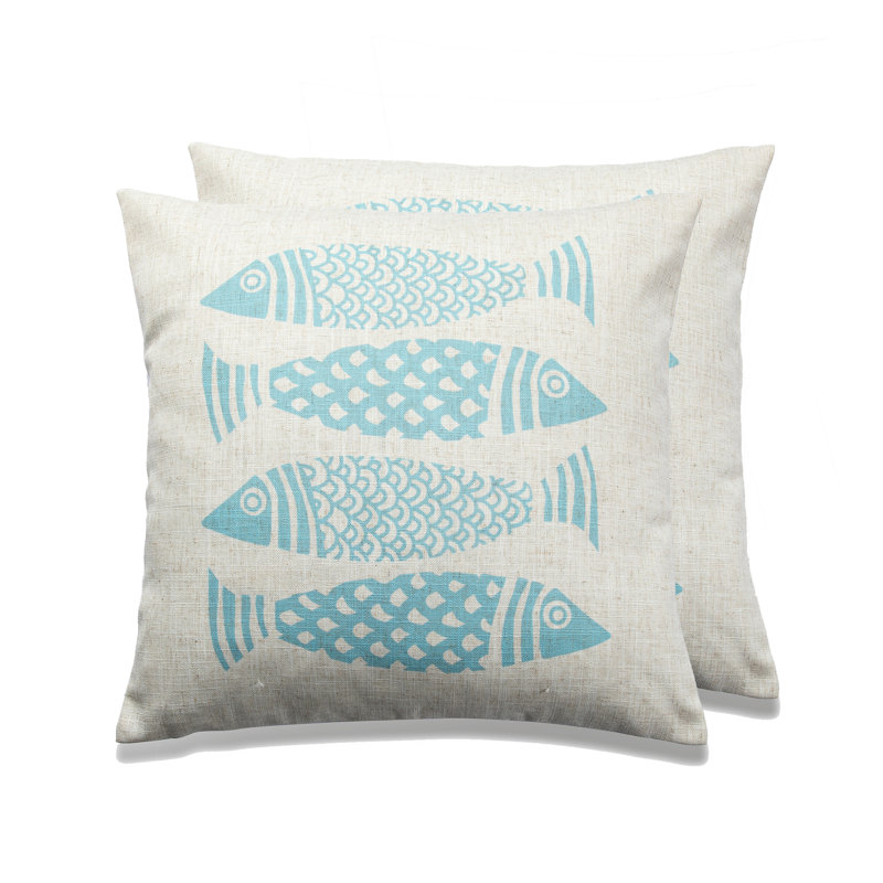 Coussin décoratif réversible Summerside, Polyester/ Bourre en polyester