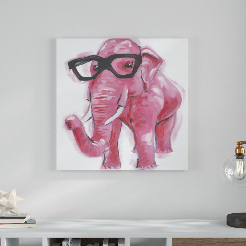 «Dapper Animal VII», peinture sur toile, H 30 po x l 30 po, Toile tendue
