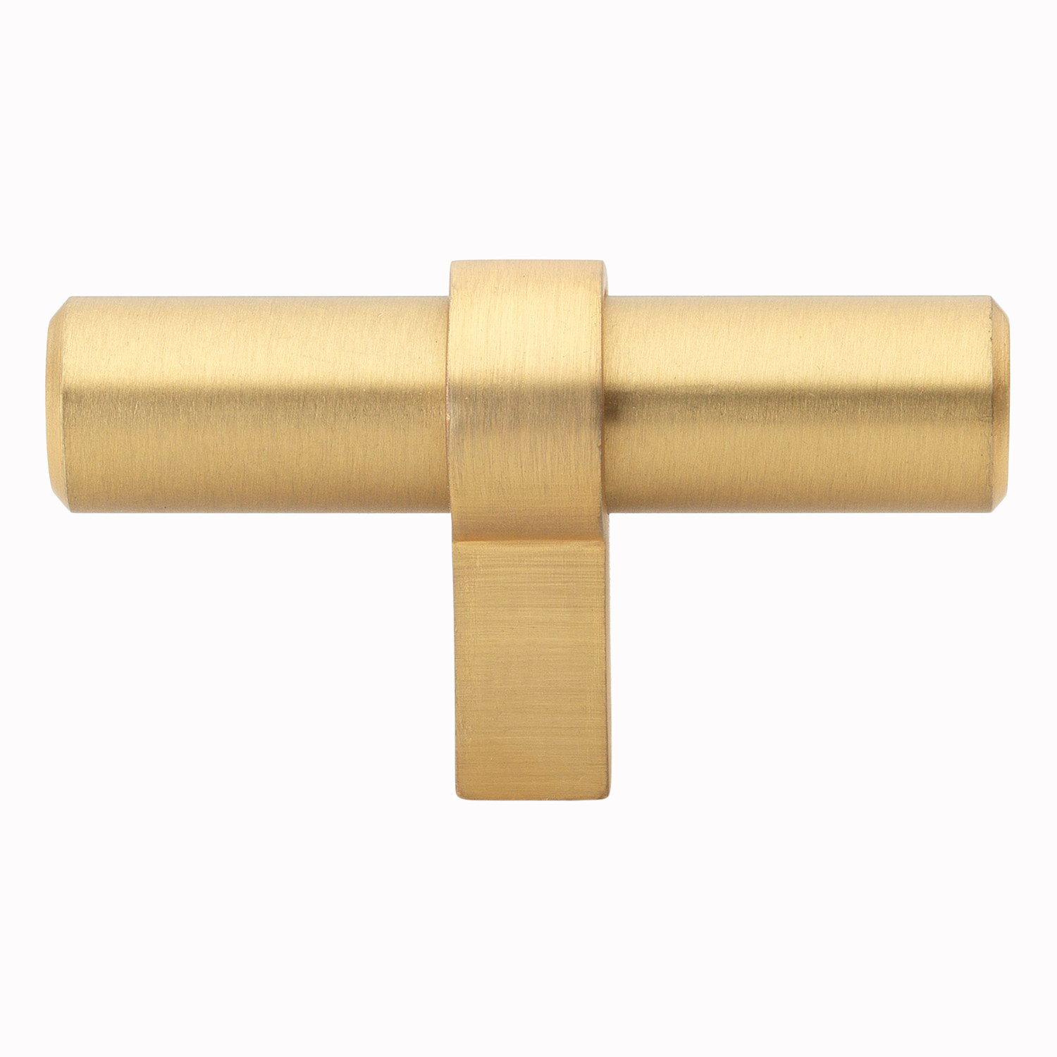 2 1/4" Length Bar Knob, Satin Gold