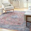 Venetia Machine Washable Persian Blue Multicolor Area Rug-1678223730