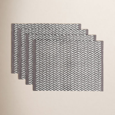 Hand-Blocked Cotton Placemat
