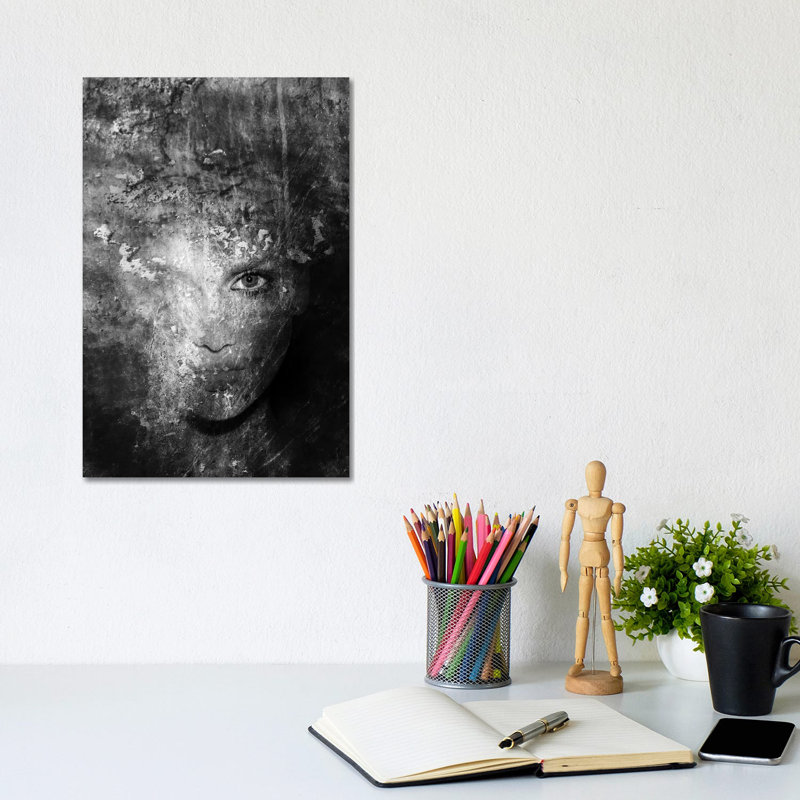 B&W III 1 Piece Wrapped Canvas Wall Art, 20.32 cm H x 30.48 cm W