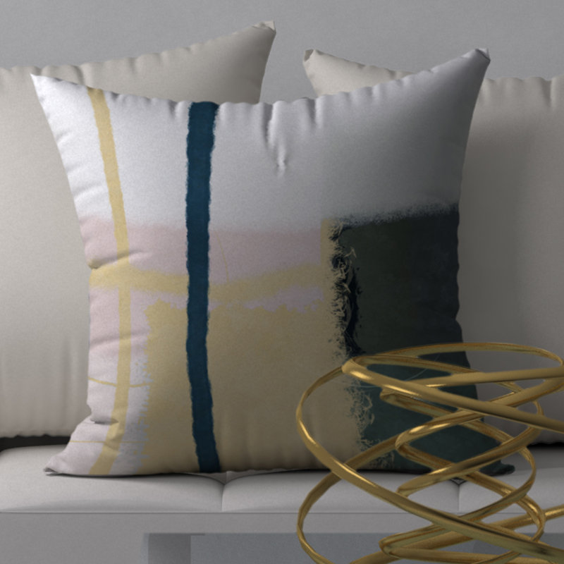Housse de coussin décorative carrée à approbation Heavenly, 18" x 18"